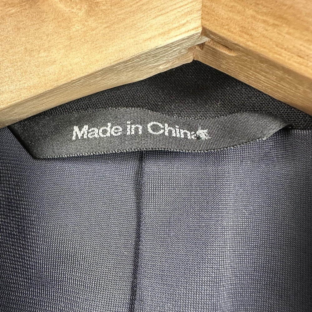 Ministry Of Supply Blazer Mens 36 (Fits 34) Black Stretch Two Button Suit Jacket - Picture 3 of 16